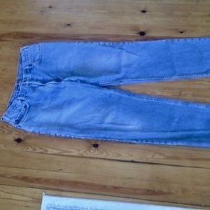Eddie Bauer Mens Blue Jeans Size 38x34 Actual Size About 40x33